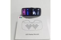 China APP Control Remote Control LED Bracelet Programmable USB Recharge supplier