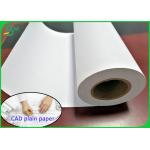 80gsm High Whiteness Roll Plotter CAD Plain Paper Of 36 Inch 42 Inch