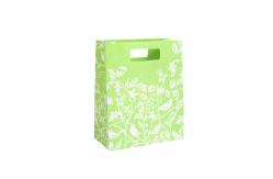 China Custom Promotional Flat Bottom Paper Bags Champion Printing Die Cutting Handles supplier