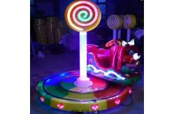 China Amusement Park Arcade Carousel Kiddie Ride With Rail Trackless Train supplier