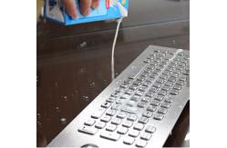 China Industrial Waterproof keyboard with Integrated touchpad for Kiosk supplier