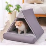 Washable Cushion Cat Tube Bed With Central Mat for sale