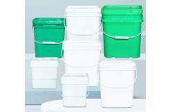 China 100% Raw Materials Square Plastic Bucket For Storage Square Plastic Container supplier