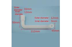 China Anti Aging Odorless Translucent Silicone Reducer Elbow For Hose supplier