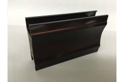 China Reddish Brown Extruded Aluminum Electronics Enclosure T5 , T6 Temper supplier
