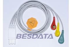 China M1673A Compatible ECG Cables And Leadwires For  M1668A ECG Trunk Cable supplier