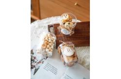 China Custom Christmas Santa Cookie Jar With Lid Plastic Jam container 1400ml supplier