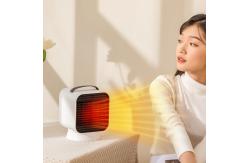 China Portable PTC Heater Fan 1000W Black Fireproof ABS Desktop For Home supplier