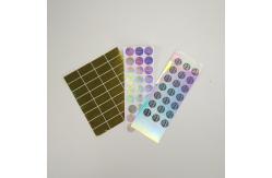 China VMPET MOPP Holographic Adhesive Private Stickers For Boxes supplier