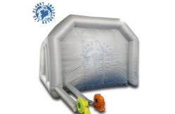 China 7 M Grey Inflatable Spray Booth Water Resistance With Storage Bag supplier