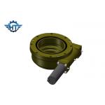 Horizontal Enclosed Small Slew Drive Attached With 24VDC Motor With For Tilted Solar Trackers for sale