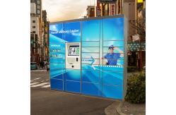 China Intelligent Logistics Parcel Delivery Lockers With Online Shopping Click & Collect Solution supplier