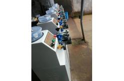 China Adjustable Speed Shoe Sole Pasting Machine Time Saving For White Latex supplier