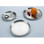 14cm 17cm 30cm Round Shape 304 Stainless Steel Plate Set