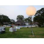 Event Space Moon Balloon Lighting Of Halogen LED HMI / Metal Halide Lamps for sale