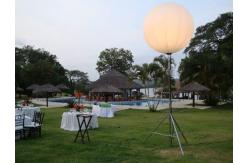 China Event Space Moon Balloon Lighting Of Halogen LED HMI / Metal Halide Lamps supplier