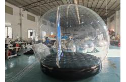China Customized Clear Inflatable Snow Globes Giant Outdoor Blow Up Snow Globe supplier