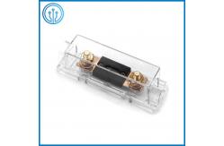 China Car Audio Waterproof Bolt Down ANL Fuse Holder 40 - 500A With Transparent Cover supplier