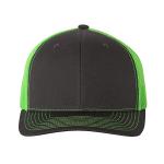 Gorras Sports 6 Panels Blank Plain Green Trucker Mesh Caps for sale