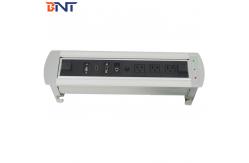 China Desk Pop Up Power Data Connector With  3* Universalniversal Plug Configuration supplier