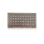 Alphanumeric 40 Buttons Stainless Steel Keypad Dot Matrix Backlit Panel Mount Atm Pin Keypad for sale
