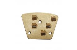 China CPS Trapezoid 5 PCD  Magnetic Connection Diamond Grinding Shoes non-threaded supplier