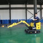 Road Machinery Electric Mini Excavator Small Bucket Hook Machine With Certification