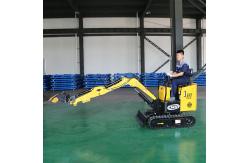 China Road Machinery Electric Mini Excavator Small Bucket Hook Machine With Certification supplier