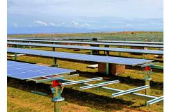 China GPS Input Single Axis Solar Tracker 60 Degree Solar Energy Tracking System supplier