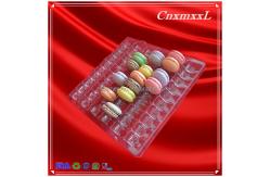 China PET 60 Cavity Macaron Boxes With Inserts, Packaging Macarons For Shipping supplier