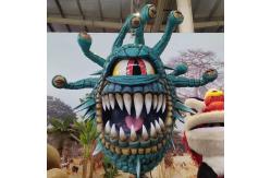 China Handmade Lifelike Animatronic Dragons Simulation Beholder Sculpture With Movements supplier