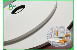 China 28gsm Width 35 / 38 / 44mm Cigarette Paper Rolls No Chemical Element Security supplier