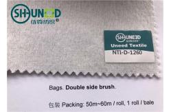 China 100% Wool Tie Interlining Fabric Plain Weave Woven Eco Friendly For Bag supplier