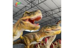 China 12m Theme Park Jurassic Park T Rex Animatronic Lifelike Coin Operated supplier