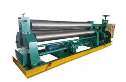 China Plate Thickness 10mm Three Roller Plate Rolling Machine High Efficiency supplier