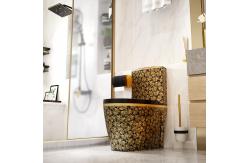 China 300mm 400mm Roughing In One Piece Toilet Sanitary Ware Dual Flush supplier