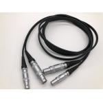 Double Lemo 0S To Lemo 01 Custom Cable Assembly 6ft Length For Ultrasonic Probe for sale