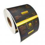 Waterproof Custom Label Stickers Roll For Hair Shampoo Container Bottle for sale