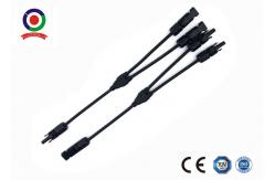 China IP67 Strong Waterproof  Solar Connector Y Branch With CE Certification supplier