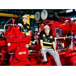 Fire Pump Set Diesel Engine Fire Pump Driver with 130-1005 Gallons Fuel Tank Capacity and 1500 GPM Flow Rate for sale