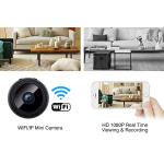 A9 Full Hd 1080p Mini Wifi Camera , 1080p Wireless Outdoor Ip Security Camera With Night Vision for sale