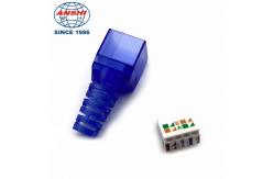 China ANSHI RJ45 CAT7 FTP Unshielded STP Shield Modular Plug Blue supplier