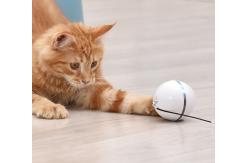 China Interactive USB Charging Electronic Cat Ball Interactive Cat Toys Balls supplier