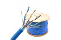 China Shielded 4 Pairs Computer Twisted CAT6a FTP Lan Cable Utp Cooper supplier