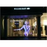 Waterproof IP43 Transparent LED Screen SMD2121 LED Type 0.2KG/PC Module Weight for sale