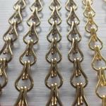 Aluminum Chain Link Curtains Used For Decorative Chain Fly Screen for sale