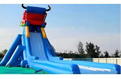 China Commercial Grade Inflatable Water Slide And Pool With Bouncy House Inflatable Water Slide supplier