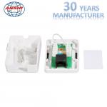 Single Port Surface Mount Box RJ45 Keystone Jack With High Impact Housing