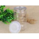 Food Grade High Sealed PET Jar Clear Plastic Cylinder For drinks for sale
