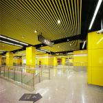 Dia 70mm Aluminum Baffle Ceiling System Tubular Extruded for sale